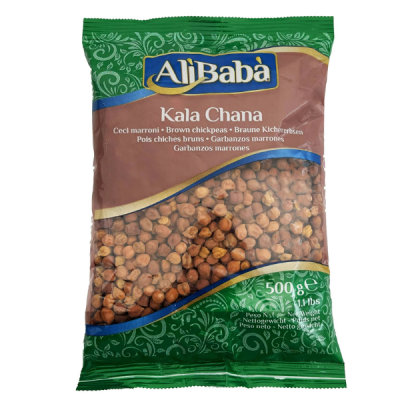 AliBaba Kala Chana Brown Chick Peas 500gm