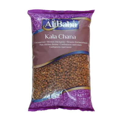 AliBaba Kala Chana Brown Chick Peas 2kg