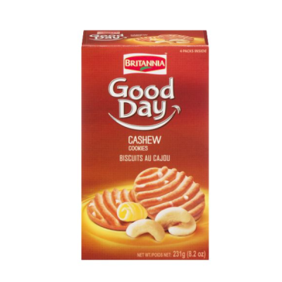 Britannia Good Day Cashew Cookies Cookies 231g